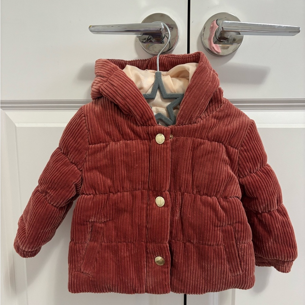 NWT - Baby Chloe hooded zip-up jacket